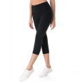 Calças de ginástica esportiva super elástica para ioga leggings de treino para mulheres Athletic Capris calça de agachamento à prova de calça